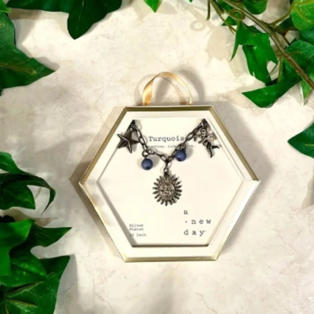 Vintage Sun, Moon & Stars Necklace